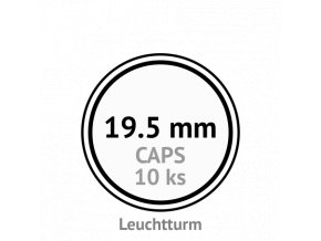 caps 19 5 mm kruhove kapsle na mince mincovni bublinky kulate 10 ks leuchtturm 325403 lighthouse