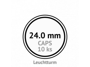 caps 24 mm kruhove kapsle na mince do 24mm mincovni bublinky kulate 10 ks leuchtturm 319128 lighthouse