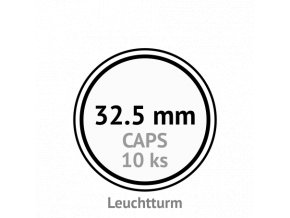 caps 32 5 mm kruhove kapsle na mince mincovni bublinky kulate 10 ks leuchtturm 308039 lighthouse