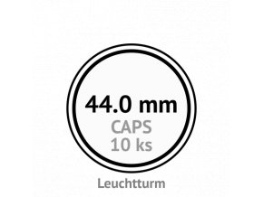 caps 44 mm kruhove kapsle na mince do 44mm mincovni bublinky kulate 10 ks leuchtturm 315637 lighthouse