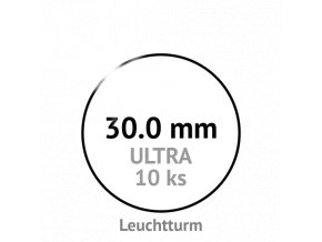 ultra 30 mm kruhove kapsle na mince do 30mm mincovni bublinky kulate 10 ks ultra premium leuchtturm 345036 lighthouse