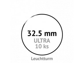 ultra 32 5 mm kruhove kapsle na mince do 32 5 mm mincovni bublinky kulate 10 ks ultra premium leuchtturm 345040 lighthouse