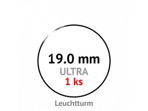 ultra 19 mm kruhova kapsle na mince do 19mm 1ks mincovni bublinka kulata 1 ks ultra premium leuchtturm 345020 1 lighthouse