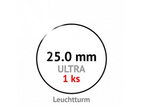 ultra 25 mm kruhova kapsle na mince do 25mm 1ks mincovni bublinka kulata 1 ks ultra premium leuchtturm 345031 1 lighthouse