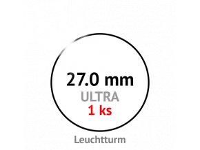 ultra 27 mm kruhova kapsle na mince do 27mm 1ks mincovni bublinka kulata 1 ks ultra premium leuchtturm 345033 1 lighthouse