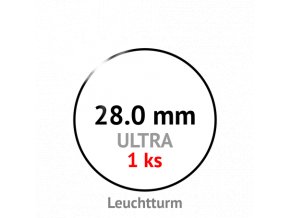 ultra 28 mm kruhova kapsle na mince do 28mm 1ks mincovni bublinka kulata 1 ks ultra premium leuchtturm 345034 1 lighthouse