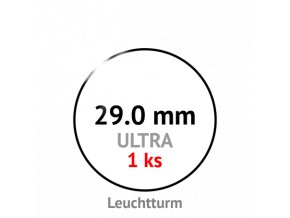 ultra 29 mm kruhova kapsle na mince do 29mm 1ks mincovni bublinka kulata 1 ks ultra premium leuchtturm 345035 1 lighthouse