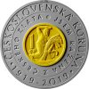 Záloha 2019 2000 Kč Bimetalová pamětní mince 100. výročí zavedení československé měny STANDARD model rub