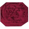 karminova znamka one cent magenta britska guyana 1856