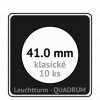 quadrum klasicke hranate kapsle 41 mm na mince ctvercove bublinky mincovni pouzdra 50x50 mm 10ks leuchtturm 330794 lighthouse
