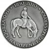 stribrna medaile 160 vyroci narozeni tomase garrigue masaryka kb mincovna kremnica stefan novotny ag
