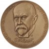 bronzova medaile 160 vyroci narozeni tomase garrigue masaryka kb mincovna kremnica stefan novotny