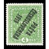 nejvzacnejsi ceskoslovenska znamka zelena 4 Kronen prevraceny pretisk posta ceskoslovenska 1919