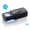 lu30 lupa kapesni zasouvaci 1 led dioda 20x zvetseni cocka 21mm leuchtturm 321419 lighthouse
