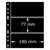 cerne albove listy optima 3s 3 kapsy na bankovky znamky certifikaty cerne obaly folie do alb optima leuchtturm 316307 lighthouse