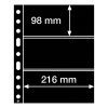 cerne albove listy grande 3s 3 kapsy na bankovky znamky certifikaty do 216x98 mm leuchtturm 305160 lighthouse