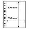 pruhledne albove listy grande 1c 1 kapsa na certifikaty znamky arsiky do 216x306 mm leuchtturm 321709 lighthouse