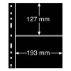cerne albove listy optima xl 2s 2 kapsy na znamky bankovky certifikaty cerne obaly folie do alb optima leuchtturm 334915 lighthouse