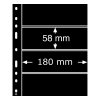 cerne albove listy optima 4s 4 vodorovne kapsy na arsiky znamky vstupenky do 180x58mm obaly optima folie leuchtturm 331859 lighthouse