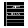 cerne albove listy optima 7s 7 vodorovnych kapes na znamky do 180x30mm obaly optima folie leuchtturm 323995 lighthouse