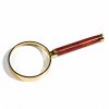 rosewood50 luxusni lupa do ruky s drevenou rukojeti 3x zvetseni sklenena cocka 50mm leuchtturm 305535 lighthouse