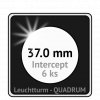quadrum intercept prumer 37 mm ochranne bublinky 37mm protikorozni ctvercove mincovni kapsle na mince proti oxidaci patine leuchtturm 344162 lighthouse