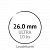 ultra 26 mm kruhove kapsle na mince do 26mm mincovni bublinky kulate 10 ks ultra premium leuchtturm 345007 lighthouse