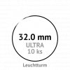ultra 32 mm kruhove kapsle na mince do 32mm mincovni bublinky kulate 10 ks ultra premium leuchtturm 345039 lighthouse