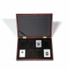 volterra gold 8 drevena etue krabicka na investicni zlate stribrne paladiove platinove slitky v blistru etuje na 8ks gold bar leuchtturm 362499 lighthouse