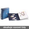 mincovni album numis euro desky na euromince modre kozenkove vcetne 7 mincovnich listu leuchtturm 329334 lighthouse