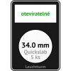 quickslab 34mm oteviratelny slab na mince 34 mm obdelnikova mincovni kapsle leuchtturm 346413 lighthouse