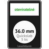 quickslab 36mm oteviratelny slab na mince 36 mm obdelnikova mincovni kapsle leuchtturm 346415 lighthouse