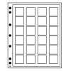 encap quadrum mini albove listy grande na ulozeni minci ve ctvercovych mincovnich kapslich 38x38 mm leuchtturm 360060 lighthouse