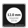 quadrum kapsle 12 mm na mince ctvercove bublinky mincovni pouzdra 50x50 mm 10ks leuchtturm 368599 lighthouse