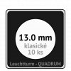 quadrum kapsle 13 mm na mince ctvercove bublinky mincovni pouzdra 50x50 mm 10ks leuchtturm 368600 lighthouse