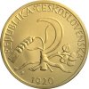 zlata medaile 50 stotin 1920 novorazba zkusebniho odrazku lic