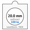 tack bile sesivaci mincovni ramecky na mince prumer 20 mm baleni 100 ks 5x5 cm leuchtturm 303625 lighthouse