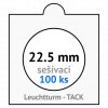 tack bile sesivaci mincovni ramecky na mince prumer 22 5 mm baleni 100 ks 5x5 cm leuchtturm 336002 lighthouse