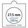 tack bile sesivaci mincovni ramecky na mince prumer 27 5 mm baleni 100 ks 5x5 cm leuchtturm 333204 lighthouse