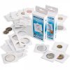 tack bile sesivaci mincovni ramecky na mince prumer 27 5 mm baleni 100 ks 5x5 cm leuchtturm 333204