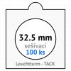 tack bile sesivaci mincovni ramecky na mince prumer 32 5 mm baleni 100 ks 5x5 cm leuchtturm 303811 lighthouse