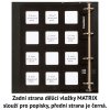 zadni strana cerne delici vlozky matrix popisky pro mincovni ramecky na mince leuchtturm 346629 lighthouse