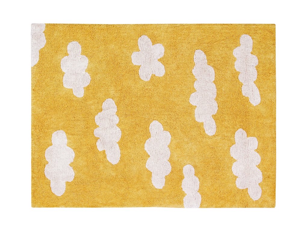 Lorena Canals pratelný koberec Clouds Vintage Mustard