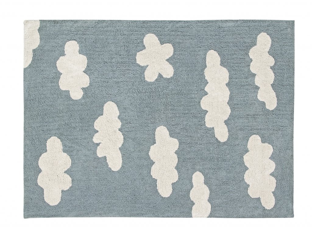 Lorena Canals pratelný koberec Clouds Vintage Blue