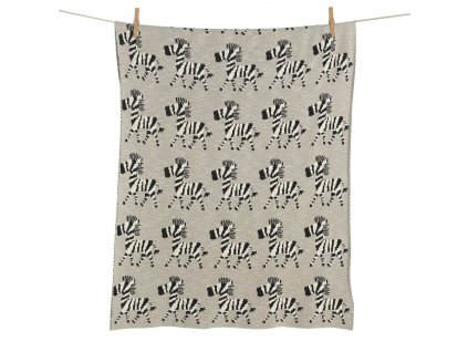 Quax pletená deka Zebra 80x100cm