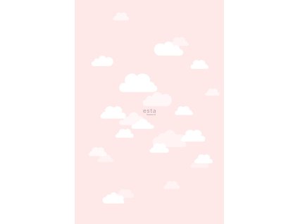 Fototapeta little Clouds light pink