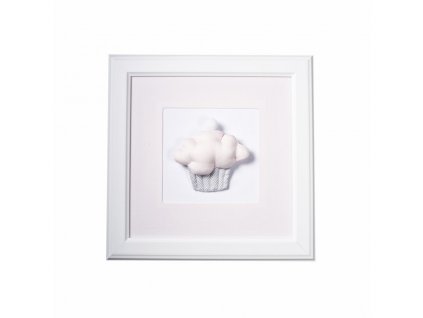 Caramella textilní obraz muffin