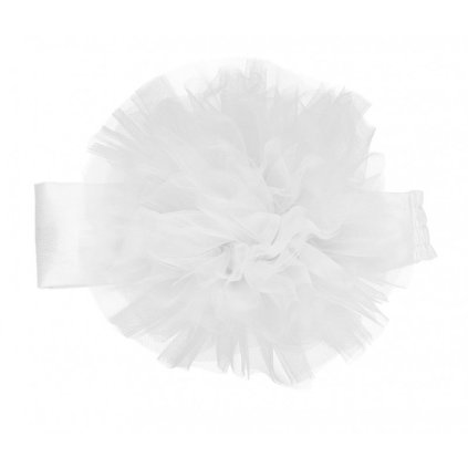 Nanán detská čelenka Ceremony biela nunobaby.sk