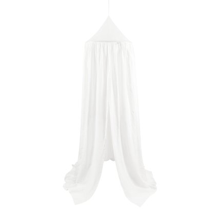 Ľanový baldachýn Pure Nature biely nunobaby.sk