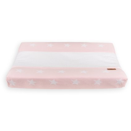 Baby´s only pletený poťah na prebaľovaciu podložku Star ružový